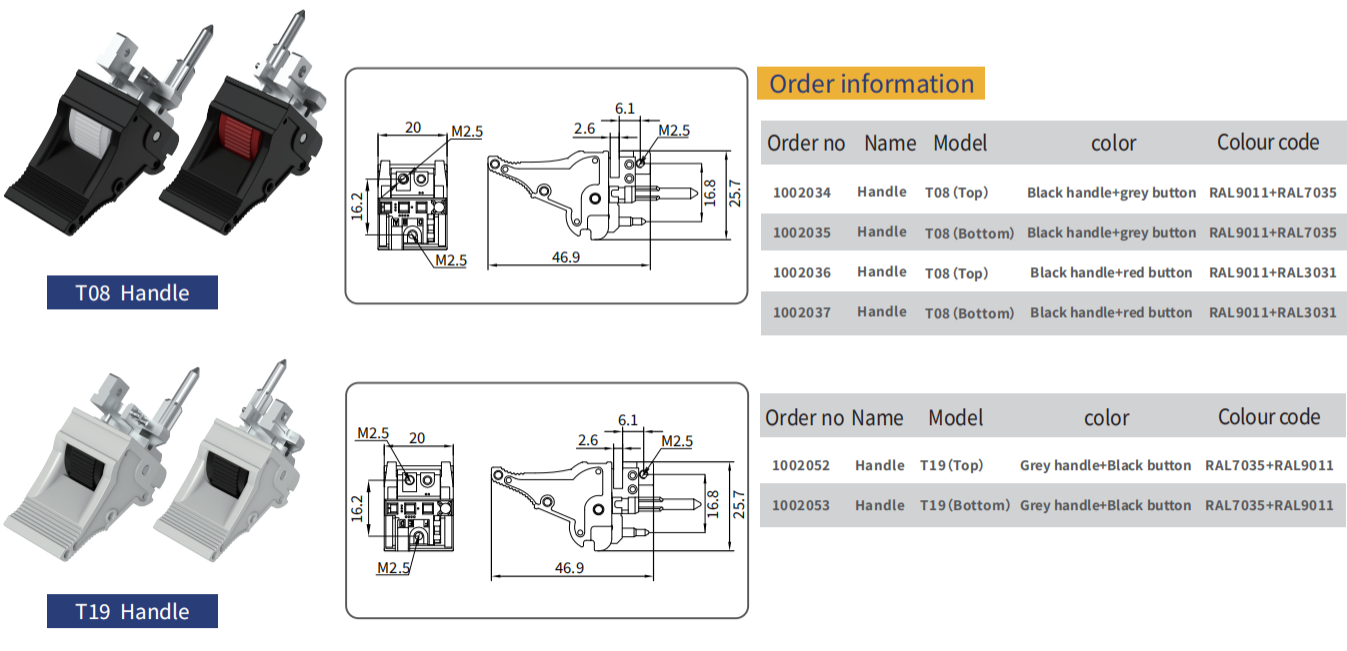 PCB puller enjector handle For PCB board insertion and extraction