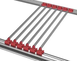 Multi piece type B CPCl guide rail