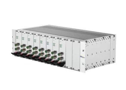 What are the dimensions of 19-inch IEC 60297 standard subrack?